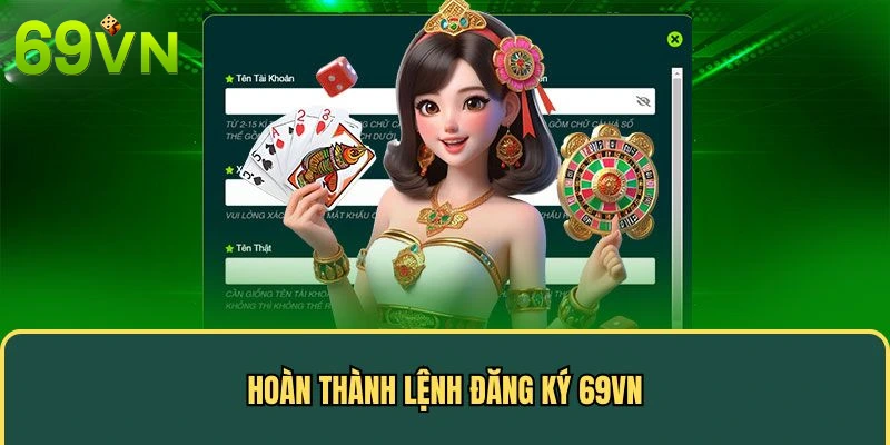 Hoàn thành lệnh đăng ký 