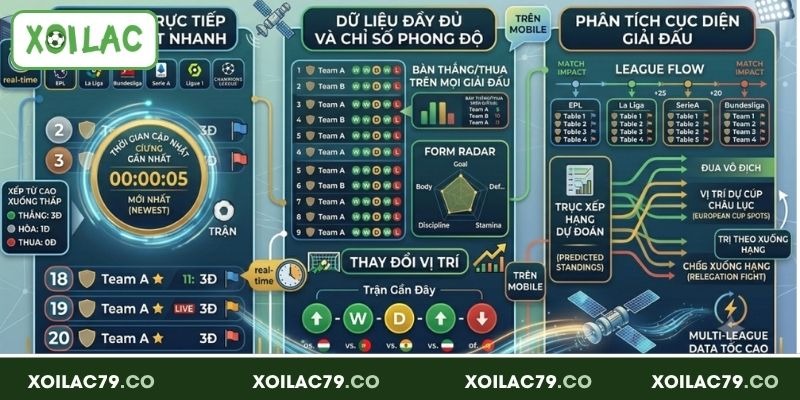 Bảng Xếp Hạng Bóng Đá – Cập Nhật Nhanh Và Chính Xác Mỗi Ngày 4 Theo dõi bảng xếp hạng bóng đá nhanh chóng tại Xoilac